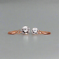 Feshionn IOBI Earrings Rose Gold / 10mm Naked IOBI Crystals Drill Earrings in Yellow Gold, Rose Gold, or Silver - Choose Your Color
