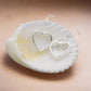 Feshionn IOBI Earrings Silver Dangling Heart Earrings