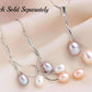 Feshionn IOBI Earrings Tri-Color Freshwater Pearl Sterling Silver Tassel Earrings