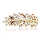 Feshionn IOBI Hair Jewelry Champagne Laurel Leaf Gold Hair Barrette 6 Fashionable Colors to Choose!