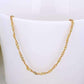 Feshionn IOBI Necklaces 18 inch Fine Singapore Link Chain Necklace in Three Colors