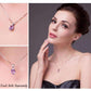 Feshionn IOBI Necklaces Amethyst Oval Cut 1.7CT IOBI Precious Gems Pendant Necklace