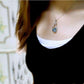 Feshionn IOBI Necklaces Bottled Up Love IOBI Crystals Necklace In Aqua Blue