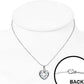 Feshionn IOBI Necklaces "Charmed" Cubic Zirconia Heart Pendant Necklace