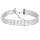 Feshionn IOBI Necklaces Crystal Clear Jeweled Rhinestone Choker in Four Sizes