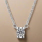 Feshionn IOBI Necklaces Natasha 1CT Tension Set IOBI Cultured Diamond Solitaire Pendant