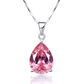 Feshionn IOBI Necklaces Persian Pink Pear 13.9CT Pink Topaz IOBI Precious Gems Pendant