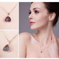 Feshionn IOBI Necklaces Rainbow Fire Genuine Mystic Topaz Trillion Cut 4CT IOBI Precious Gems Pendant Necklace