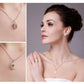 Feshionn IOBI Necklaces Spanish Gold Halo 2.5CT Genuine Citrine IOBI Precious Gems Pendant Necklace