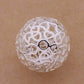 Feshionn IOBI Necklaces Threaded Heart Bead Sterling Silver Necklace