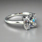 Feshionn IOBI Rings 7 Indira 3CT Princess Cut Solitaire IOBI Cultured Diamond Ring