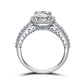 Feshionn IOBI Rings Céleste 1CT Round Cut Halo Set IOBI Cultured Diamond Ring