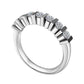 Feshionn IOBI Rings Colette 1CTW Bar Set Half Eternity Band IOBI Cultured Diamond Ring