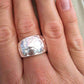 Feshionn IOBI Rings Crocodile Textured Sterling Silver Ring