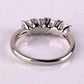 Feshionn IOBI Rings Devotion Four Stone 1ct CZ Anniversary Band Ring