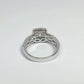Feshionn IOBI Rings Felicity 1CT Round Cut Pavé and Milgrain Halo IOBI Cultured Diamond Ring