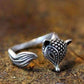 Feshionn IOBI Rings Foxy Lady Adjustable Fox Animal Wrap Ring