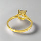 Feshionn IOBI Rings Indira D'ora 3CT Princess Cut Solitaire IOBI Cultured Diamond Ring