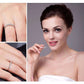 Feshionn IOBI Rings Ma Petite Fleur Seven Stone Graduated CZ Silver Band Ring