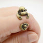 Feshionn IOBI Rings Monkey Business Adjustable Animal Wrap Ring
