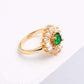 Feshionn IOBI Rings ON SALE - Crystal Garden CZ Flower Cocktail Ring