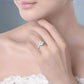Feshionn IOBI Rings ON SALE - L'Amour 2.6 CT Cluster Set Simulated Diamond Solitaire Ring