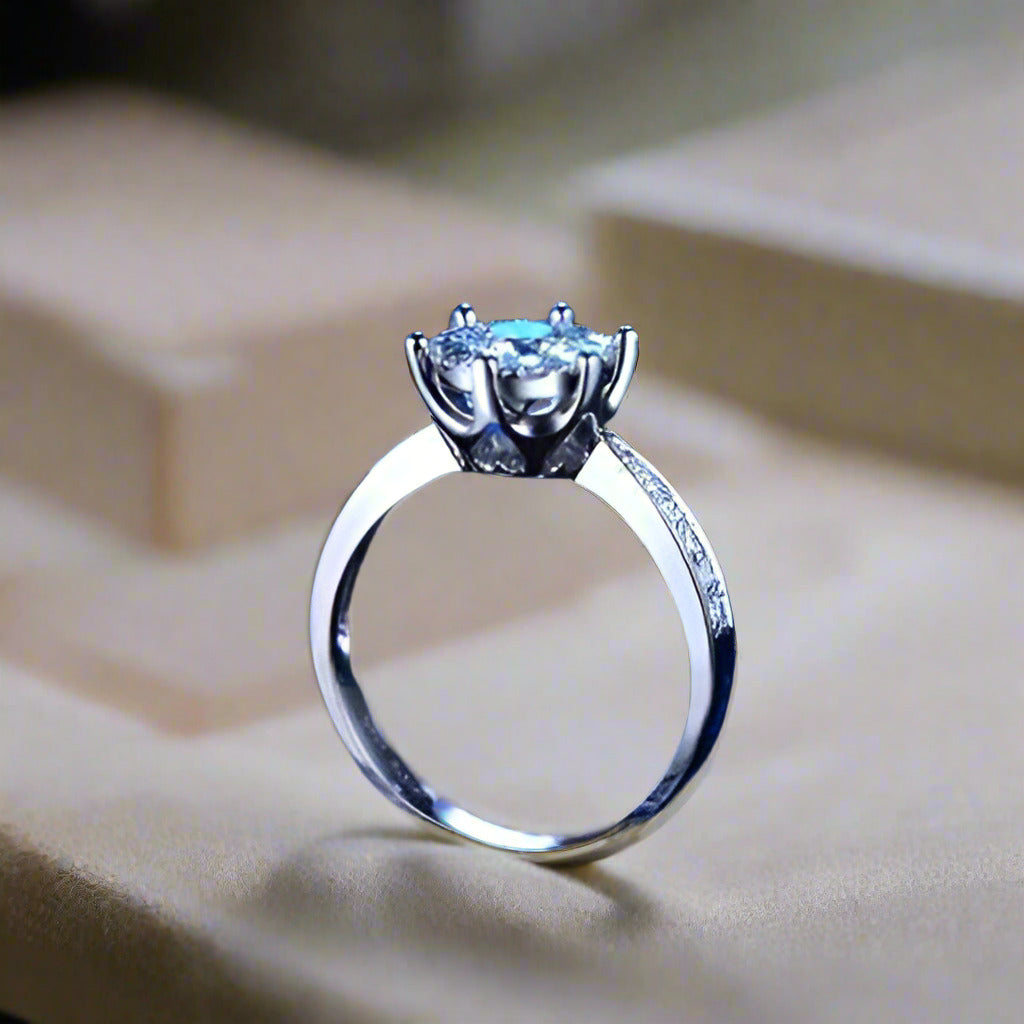 Feshionn IOBI Rings ON SALE - L'Amour 2.6 CT Cluster Set Simulated Diamond Solitaire Ring