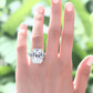Feshionn IOBI Rings Romantic Fire 8.5CT Emerald Cut Halo Ring
