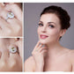 Feshionn IOBI Rings Spanish Gold Halo 2.5CT Genuine Citrine IOBI Precious Gems Ring