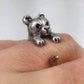 Feshionn IOBI Rings Teddy Bear Adjustable Animal Wrap Ring