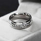 Feshionn IOBI Rings Ultimate Eternity Band Stainless Steel and Channel Set CZ Ring