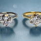 Feshionn IOBI Rings Victoria D'ora 4CT Round Cut IOBI Cultured Diamond Solitaire Ring