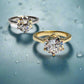 Feshionn IOBI Rings Victoria D'ora 4CT Round Cut IOBI Cultured Diamond Solitaire Ring