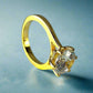 Feshionn IOBI Rings Victoria D'ora 4CT Round Cut IOBI Cultured Diamond Solitaire Ring