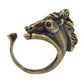 Feshionn IOBI Rings Wild West Horse Adjustable Animal Wrap Ring