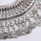 Feshionn IOBI Sets Noble Roman Dangling Coin Collar Necklace, Bracelet and Earring Set