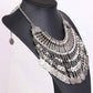 Feshionn IOBI Sets Noble Roman Dangling Coin Collar Necklace, Bracelet and Earring Set