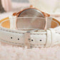 Feshionn IOBI Watches CLEARANCE - Shimmering Butterfly Rose Gold Ladies Leather Watch