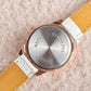 Feshionn IOBI Watches CLEARANCE - Shimmering Butterfly Rose Gold Ladies Leather Watch