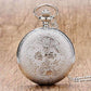 Feshionn IOBI Watches Silver Scroll Detail Classic Pocket Watch