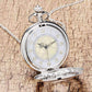 Feshionn IOBI Watches Silver Scroll Detail Classic Pocket Watch