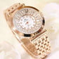 Feshionn IOBI Watches Spectacle Deluxe Austrian Crystal Luxury Ladies Watch in Two Colors