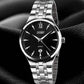Feshionn IOBI Watches Swim or Sport Auto-Date Water Resistant Stainless Steel Men's Wrist Watch