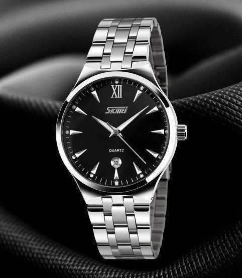 Feshionn IOBI Watches Swim or Sport Auto-Date Water Resistant Stainless Steel Men's Wrist Watch