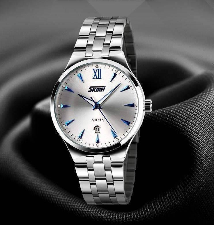 Feshionn IOBI Watches Swim or Sport Auto-Date Water Resistant Stainless Steel Men's Wrist Watch