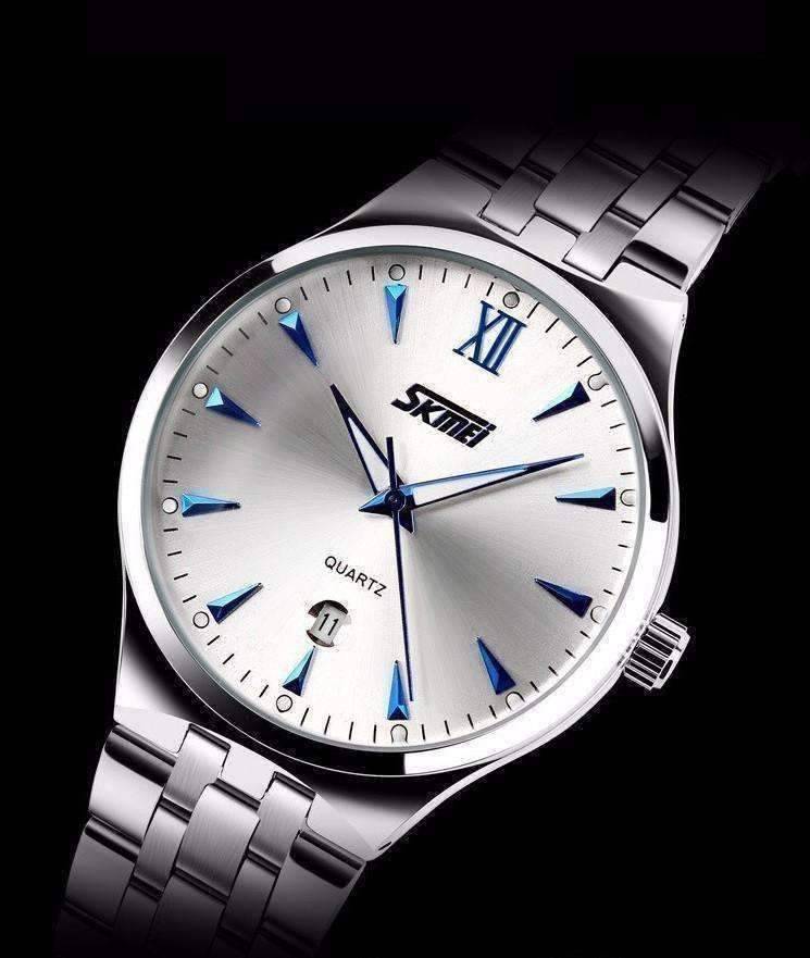 Feshionn IOBI Watches Swim or Sport Auto-Date Water Resistant Stainless Steel Men's Wrist Watch