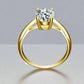 Nia D’Oro 2CT Oval Solitaire OB Simulated Diamond Ring for Women