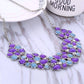 Fab Form Crystal Collar Necklace - In Four Colors