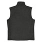 Men’s Columbia Fleece Vest With Pockets Embroidery Ship Anchor Navy