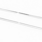 Smooth Snake Silver 1mm Chain Necklace 18-28 inches Lobster Claw Clasp for Women Everyday Wear